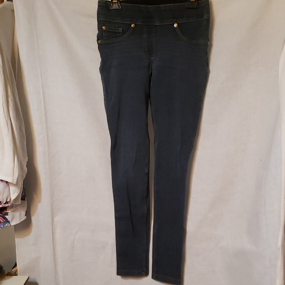 Peter Nygard Women's Luxe Denim Dark Blue Jeans